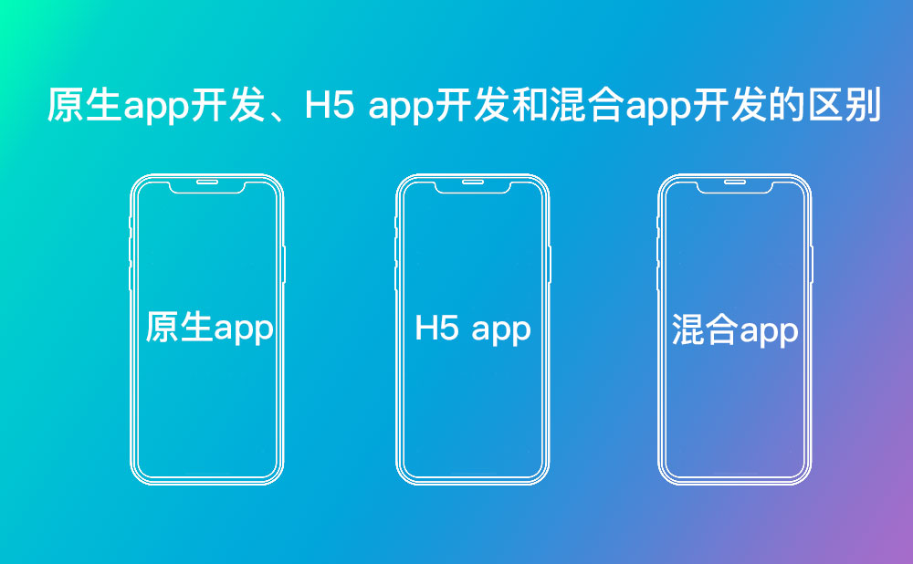 原生app開發、H5-app開發與混合app開發的區別